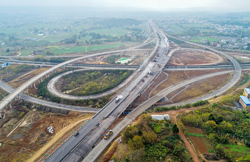 绵绕高速永明互通主线桥工程